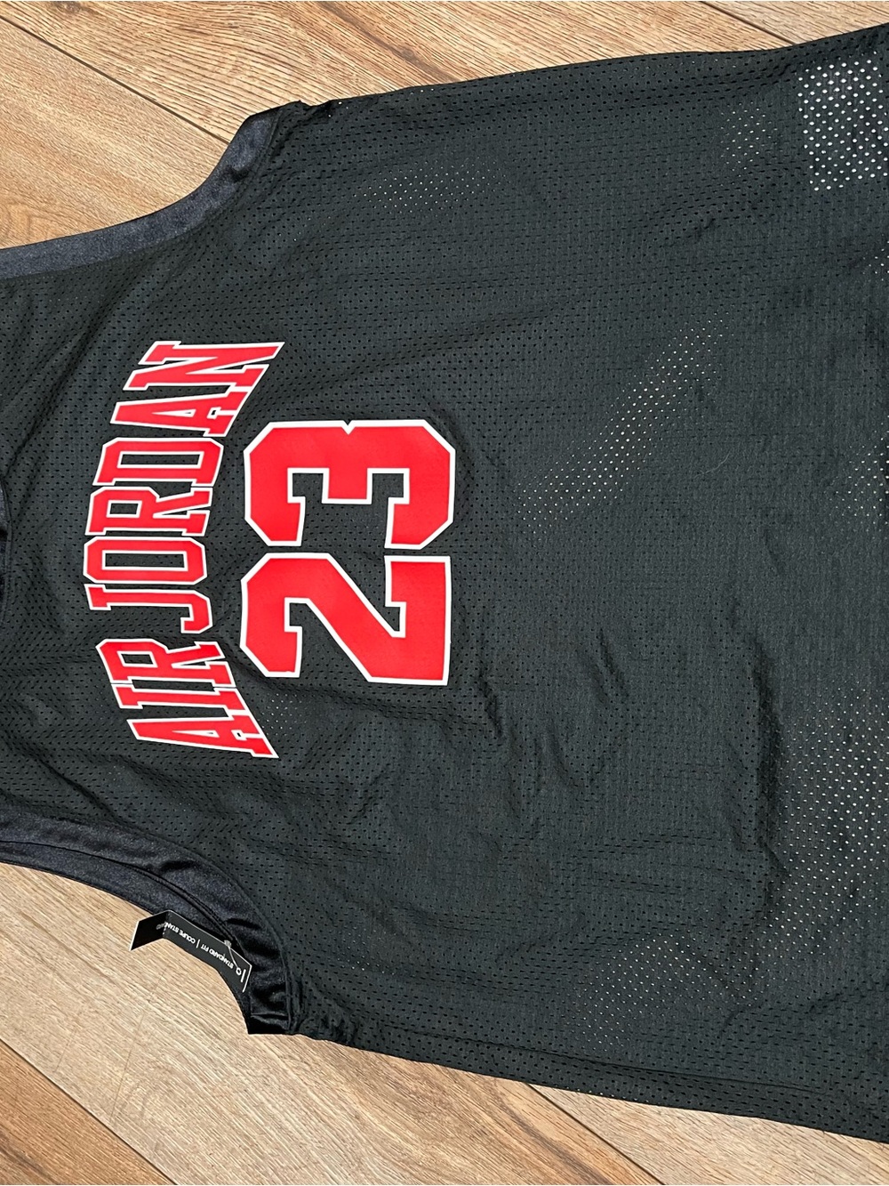 Nike Jordan DNA Distorted Basketball Jersey Black Size Large Men's